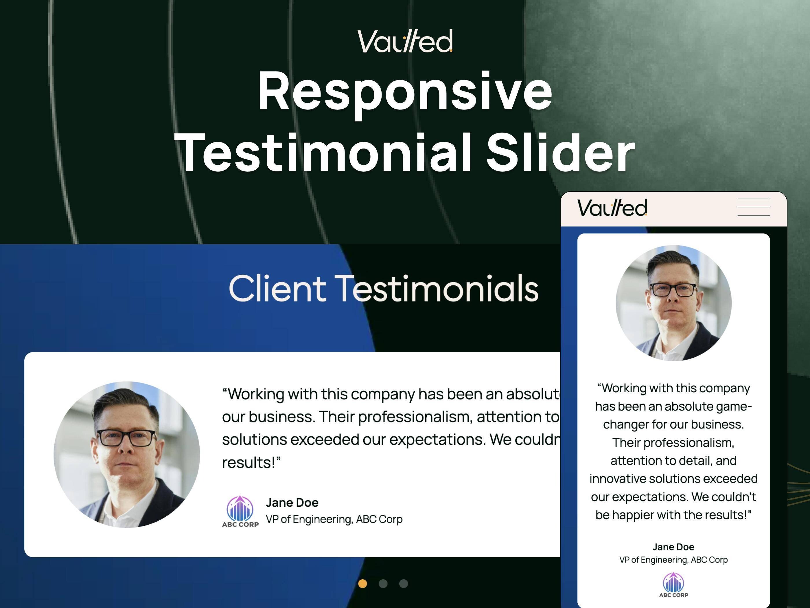 Flexible Testimonial Layouts